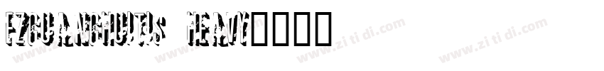 FZGuangHuiTiS Heavy字体转换
